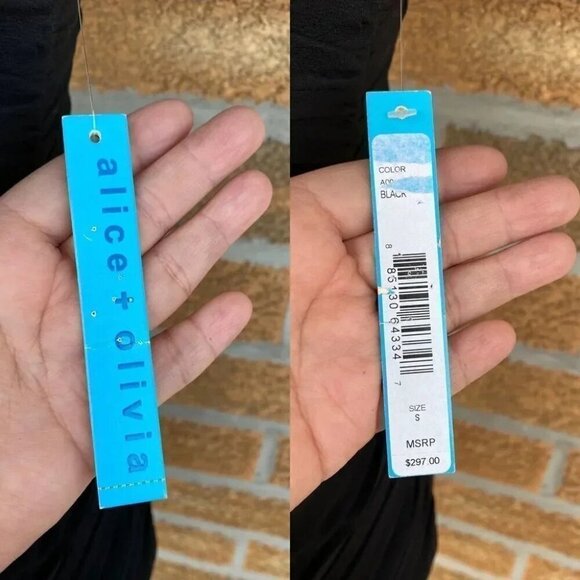 Alice and Olivia Short Sleeve Goddess Dress small - Picture 10 of 11